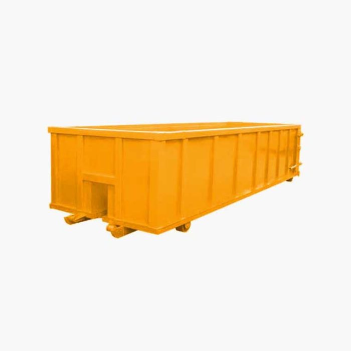 40 Cubic Yard, 4 Ton Max, Construction Dumpster